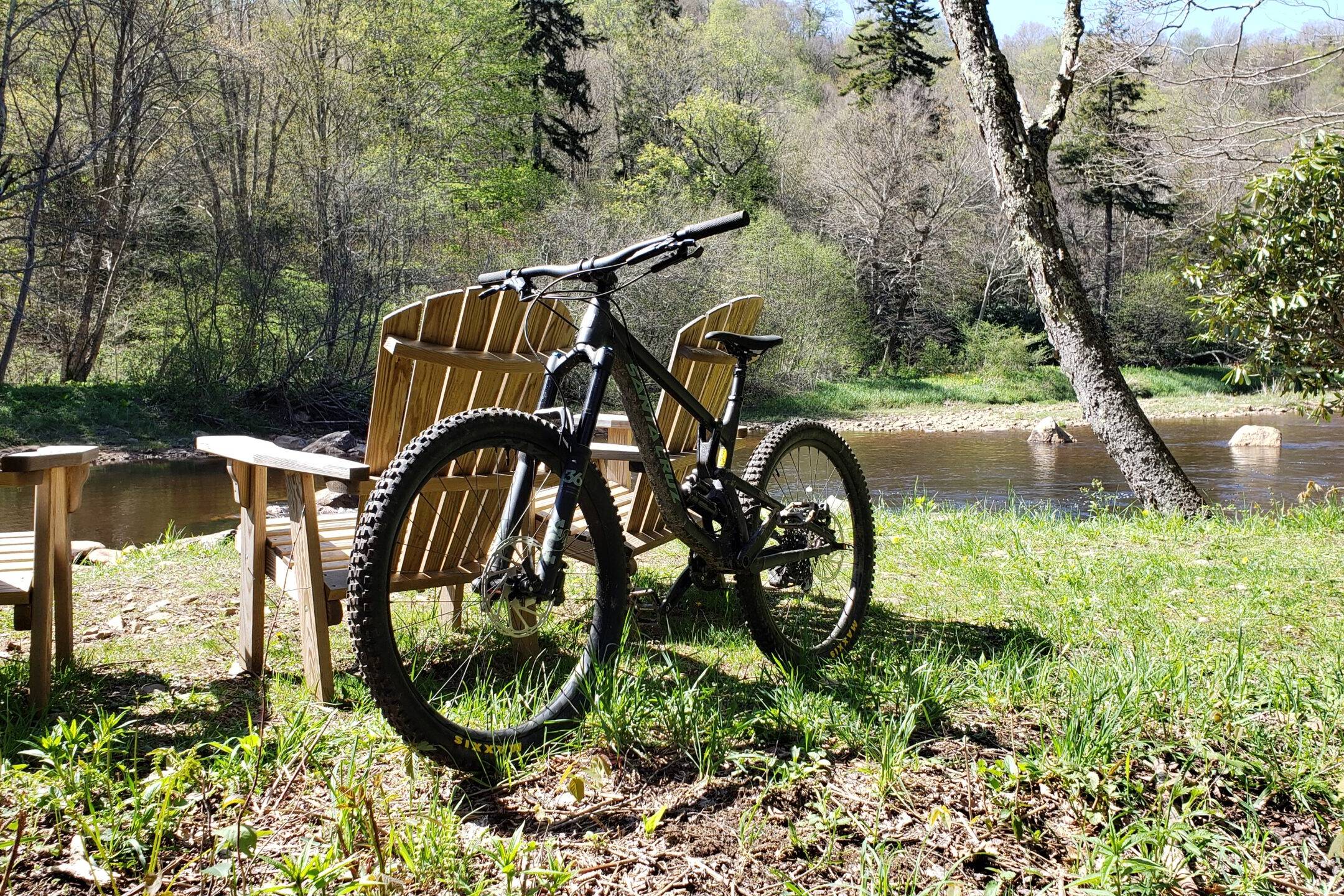 bike on elk river